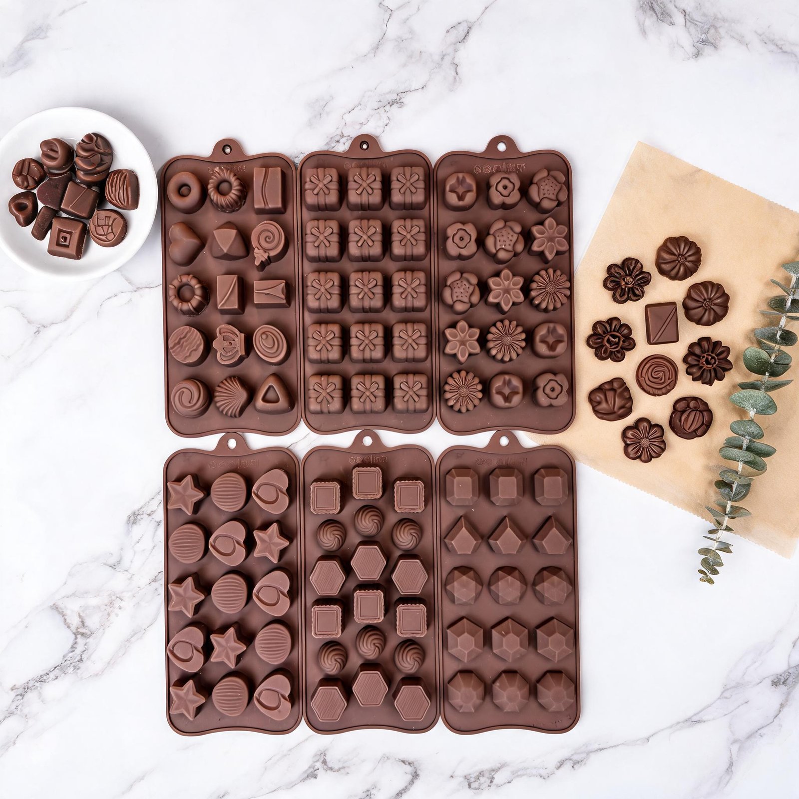 Silicone chocolate molds