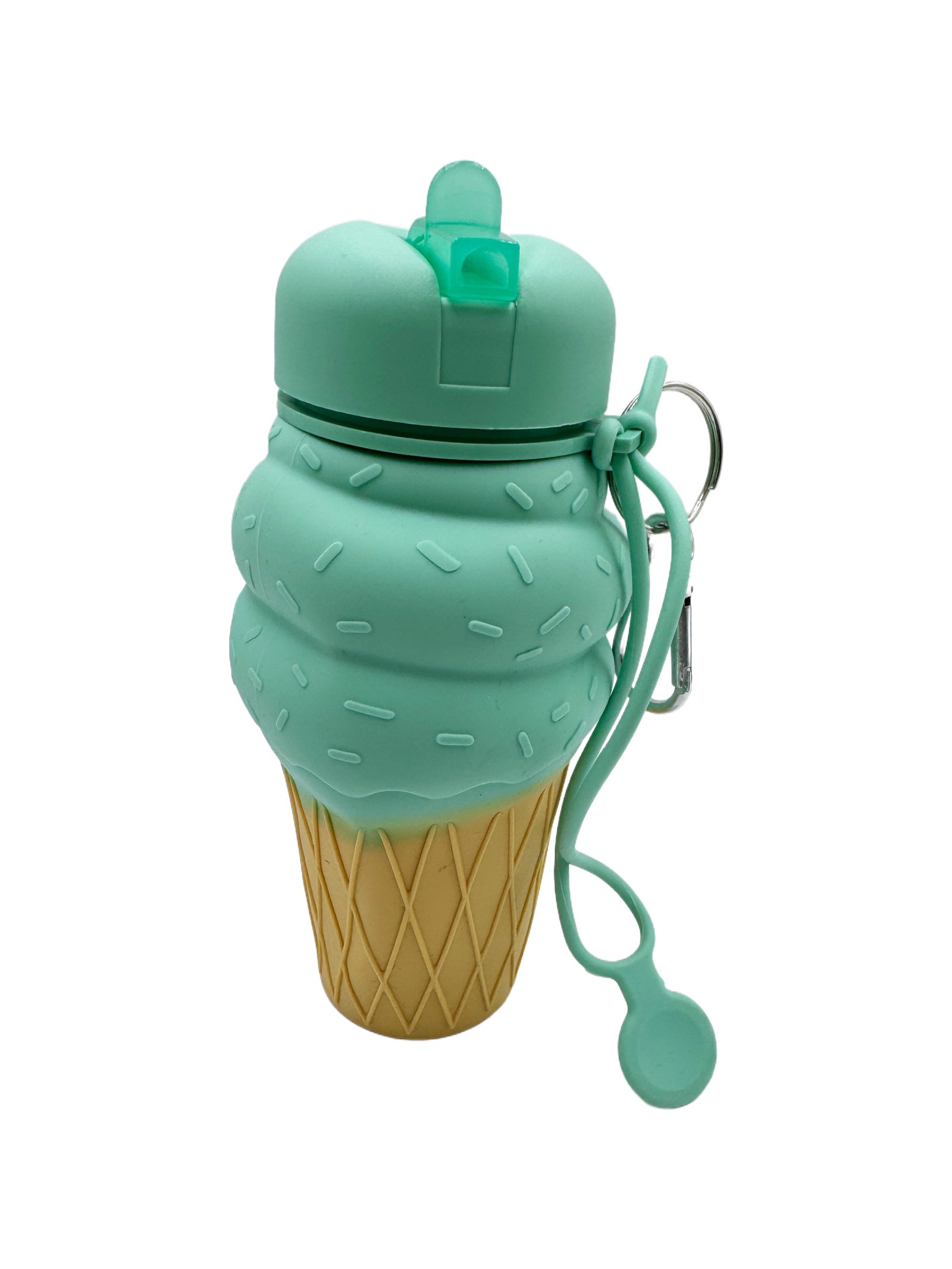 Novelty ice cream shaped silicone cup