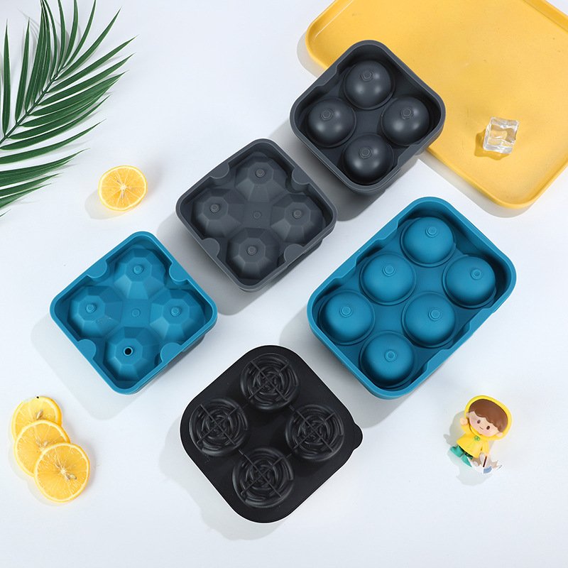 Silicone ice ball mold product view