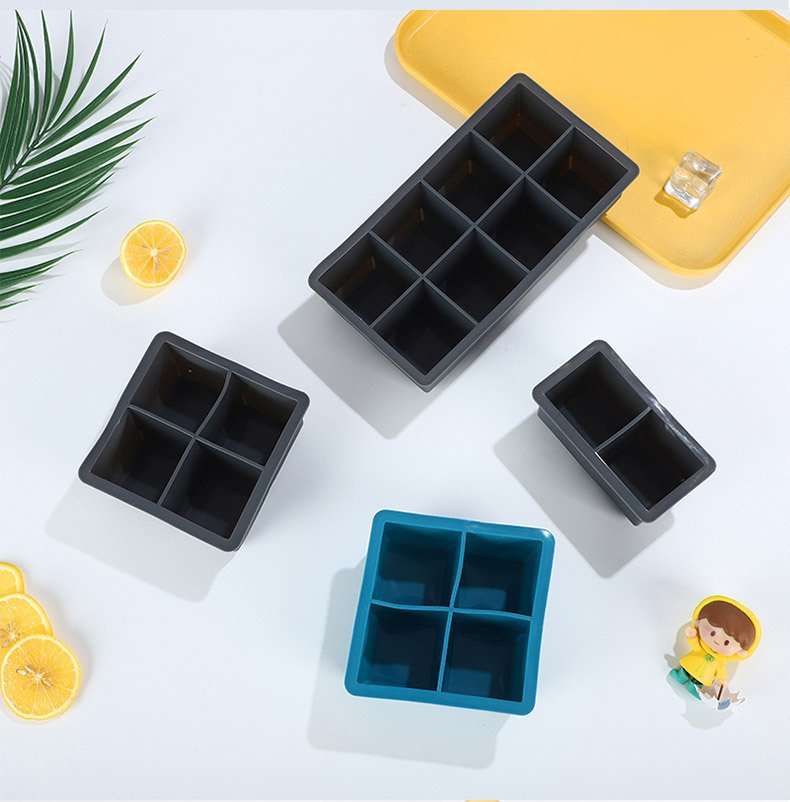 Silicone ice tray beverage applications