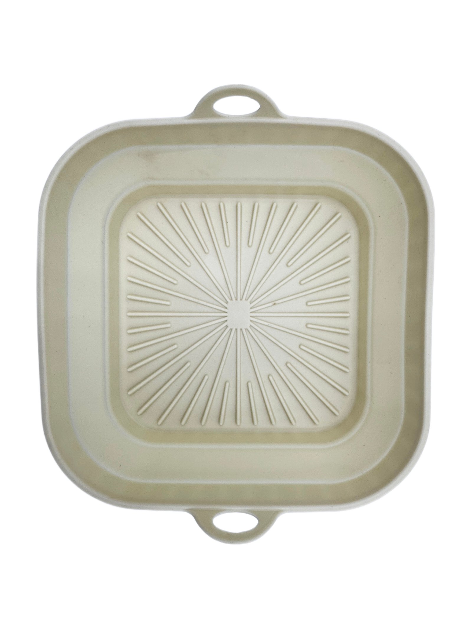 Square silicone air fryer pan